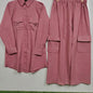 Dusty Pink Utility Co-Ord Set for Women